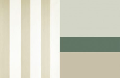 FARROW&BALL　（ペイント）No.285 Cromarty / No.47 Green Smoke / No.283 Drop Cloth　（壁紙） Plain Stripe ST 1173 