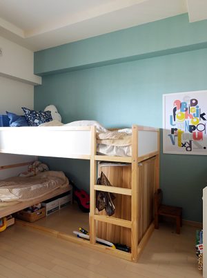 子供部屋にもぴったり！穏やかさや安心感を感じさせるブルー