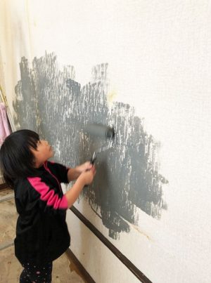 輪島へぐら屋様_甥っ子姪っ子さんたちとDIYペイント