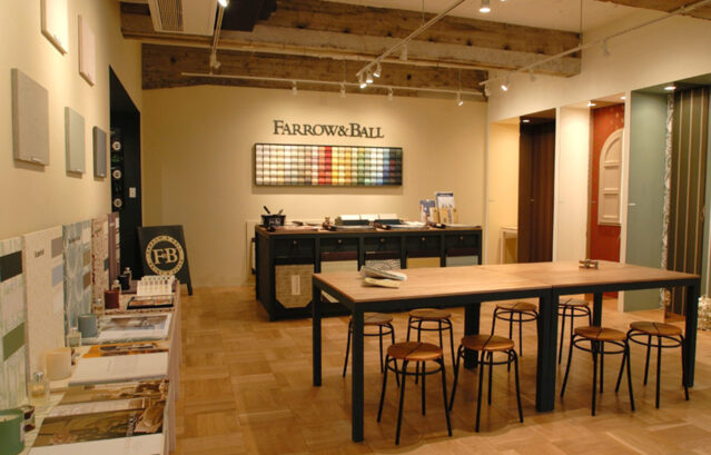 当初、パレットビル２FはFarrow&Ballのショールームでした
