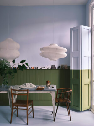 腰板:FARROW&BALL (復刻色)No.199 Sap Green