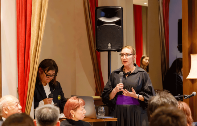 日本カラーマイスター協会の8周年イベントCOLOR SUMMIT 2026のゲストとして世界のカラーの動向についてレクチャーしてくださったErika Woelfelさん