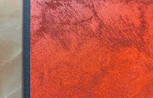 赤系統の色で仕上げたSabulador / Sabuladorは、VALPAINTの中で、世界中で最も売れているサブラドール。砂の粒子がキラキラと反射します。輝く光沢感が魅力のLuxと、上品なツヤなしのMatt から選べ、独特な風合いで洗練された空間を演出します。全125色 / 今回は衣装性の高いVALPAINTの「Arteco’7」「Sabulador」の２つをフォローアップ講習会で取り上げました。